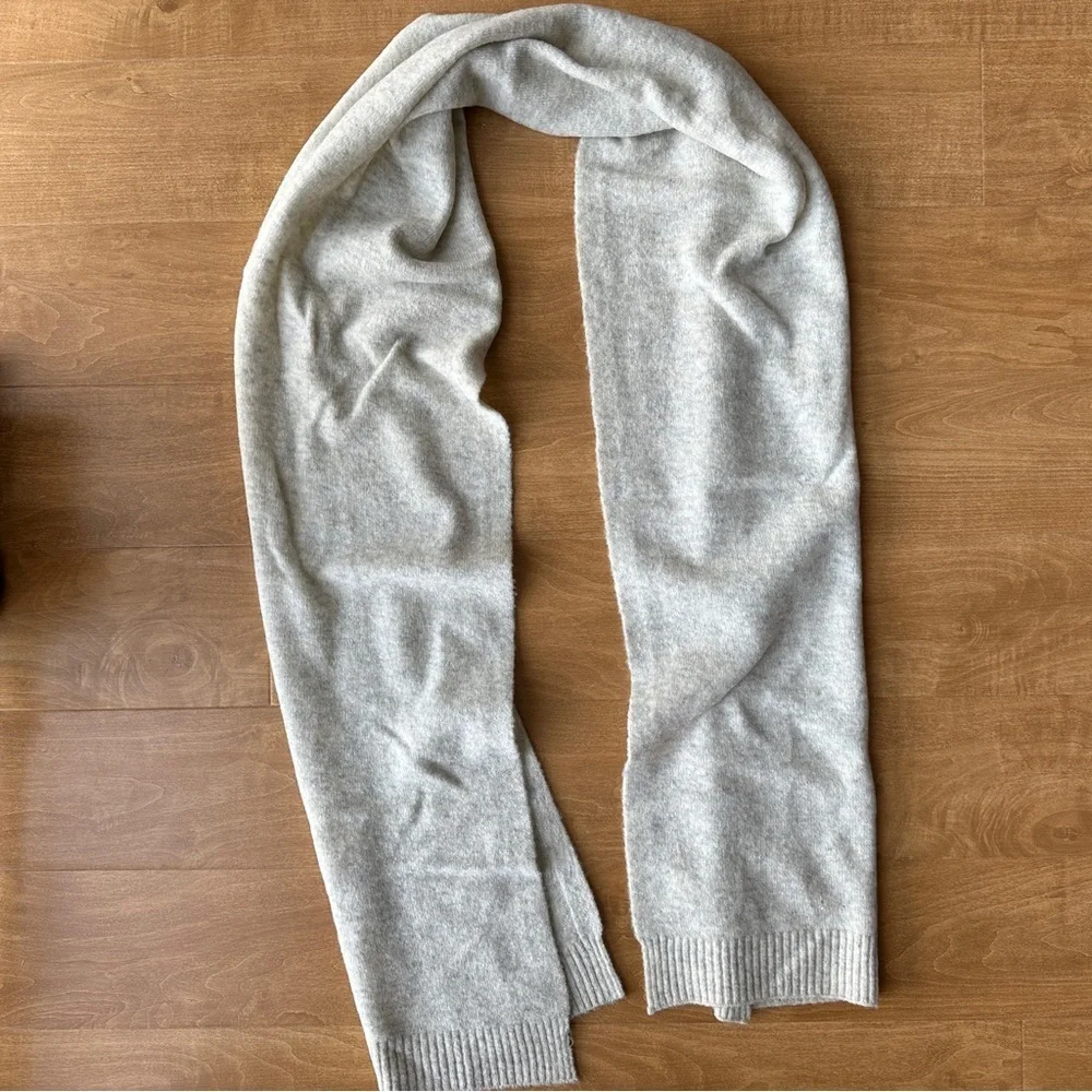 J. Crew Beige Wool Blend Scarf, One Size